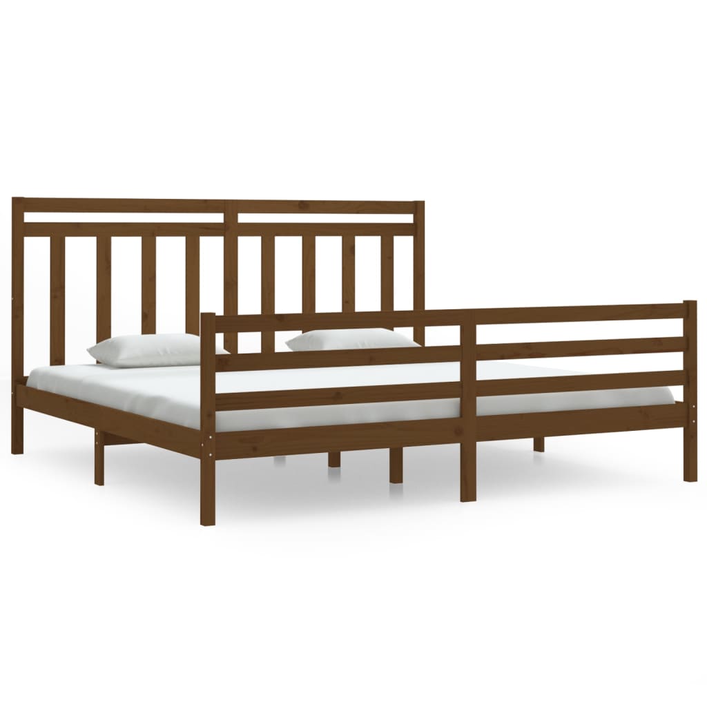 Bedframe massief hout 160x200 cm