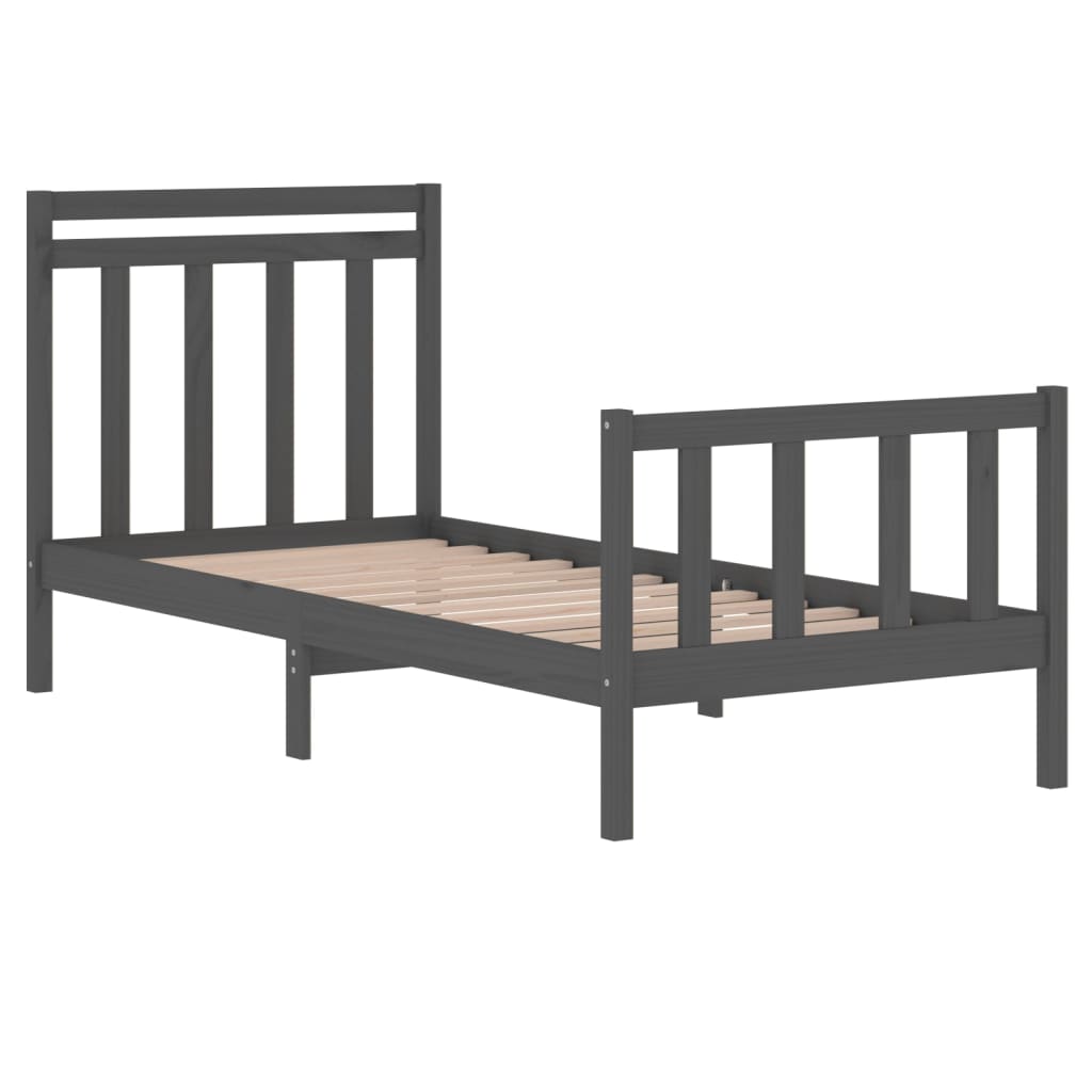 Bedframe massief hout 120x190 cm