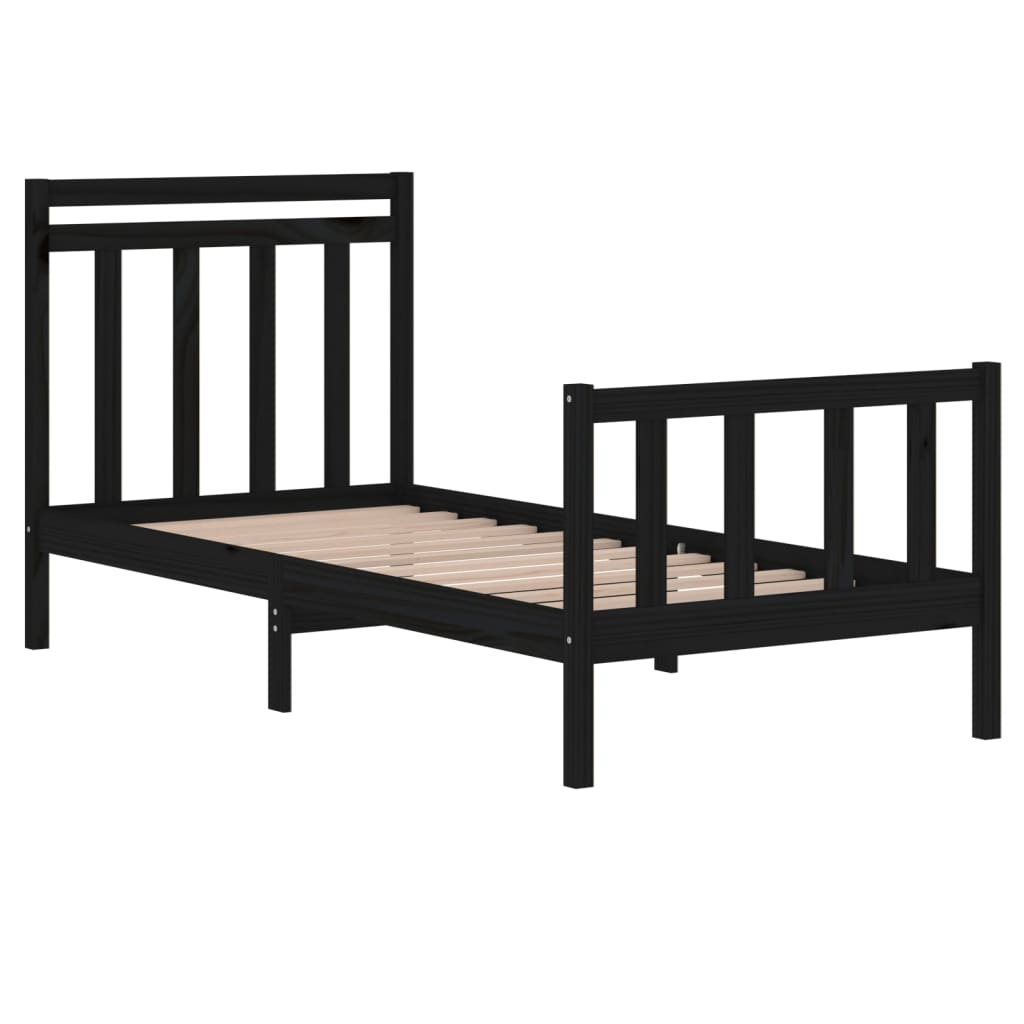 Bedframe massief hout 120x190 cm