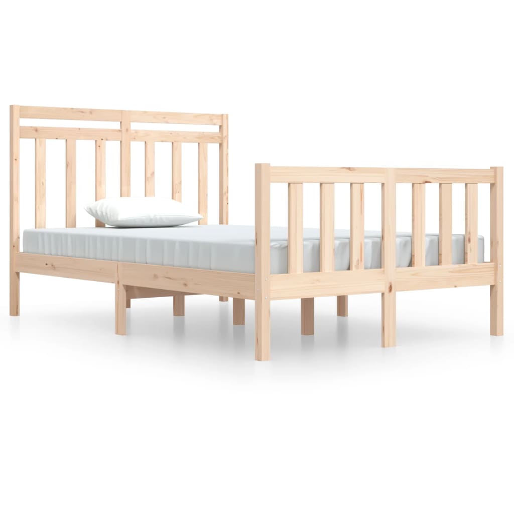 Bedframe massief hout 120x190 cm