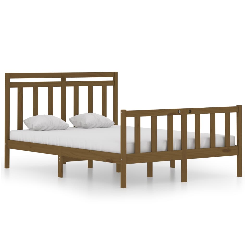 Bedframe massief hout 120x190 cm