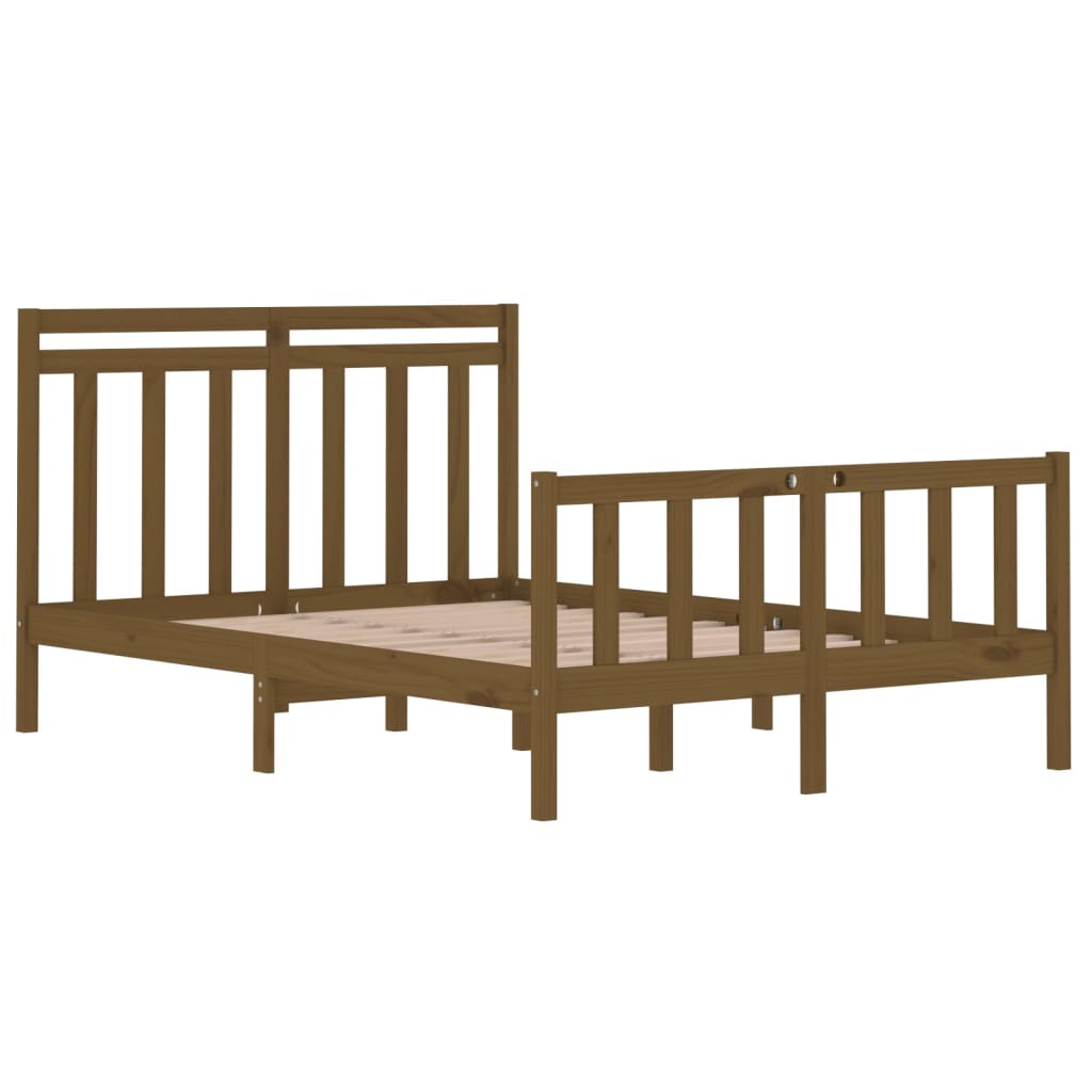 Bedframe massief hout 120x190 cm