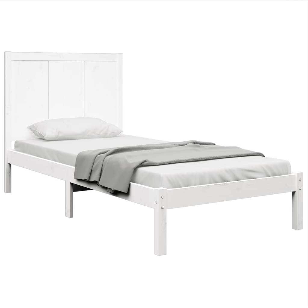 Bedframe massief grenenhout 200x200 cm