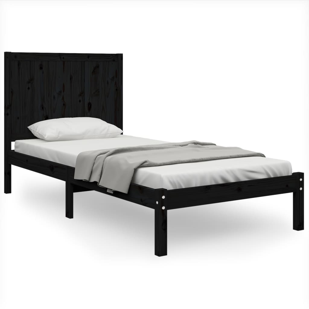 Bedframe massief grenenhout 200x200 cm