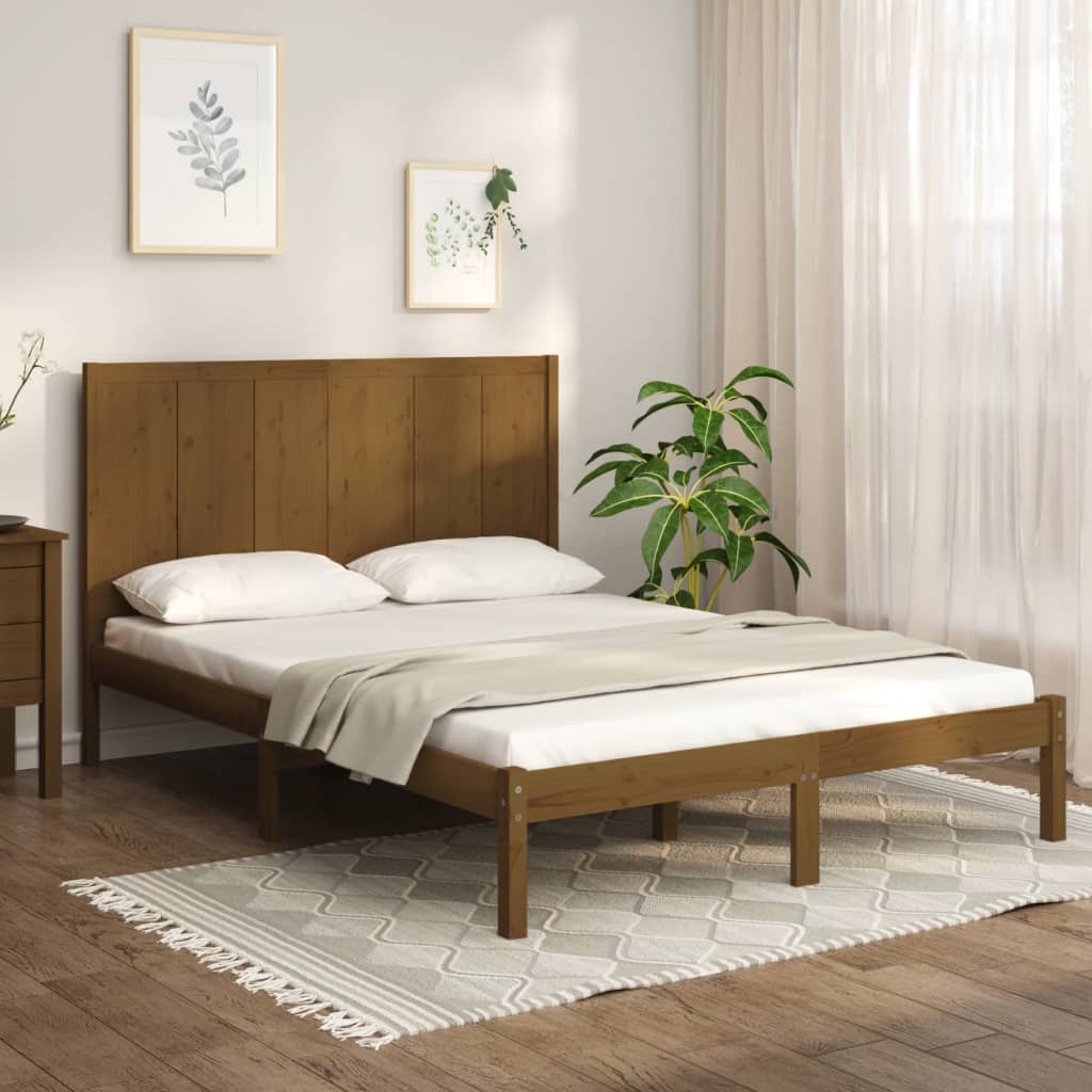 Bedframe massief grenenhout 90x200 cm