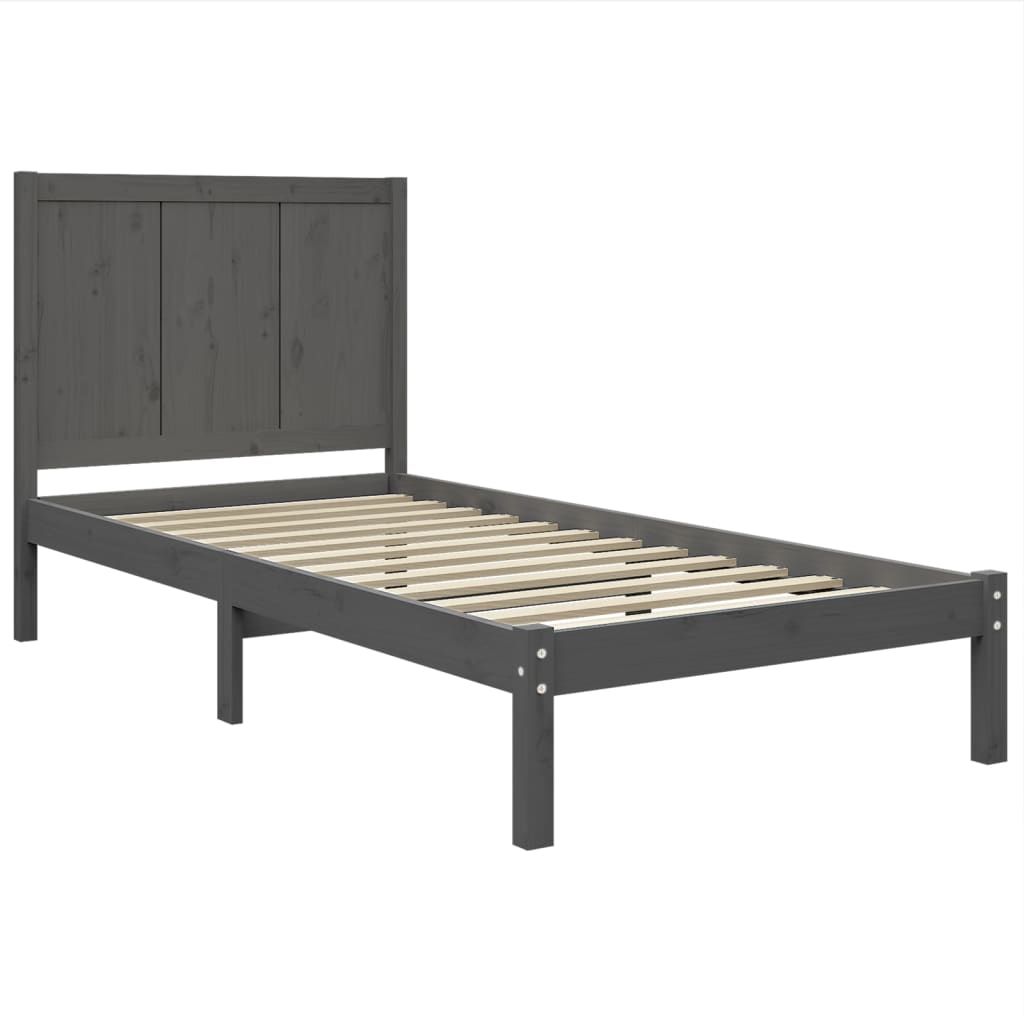 Bedframe massief grenenhout 200x200 cm