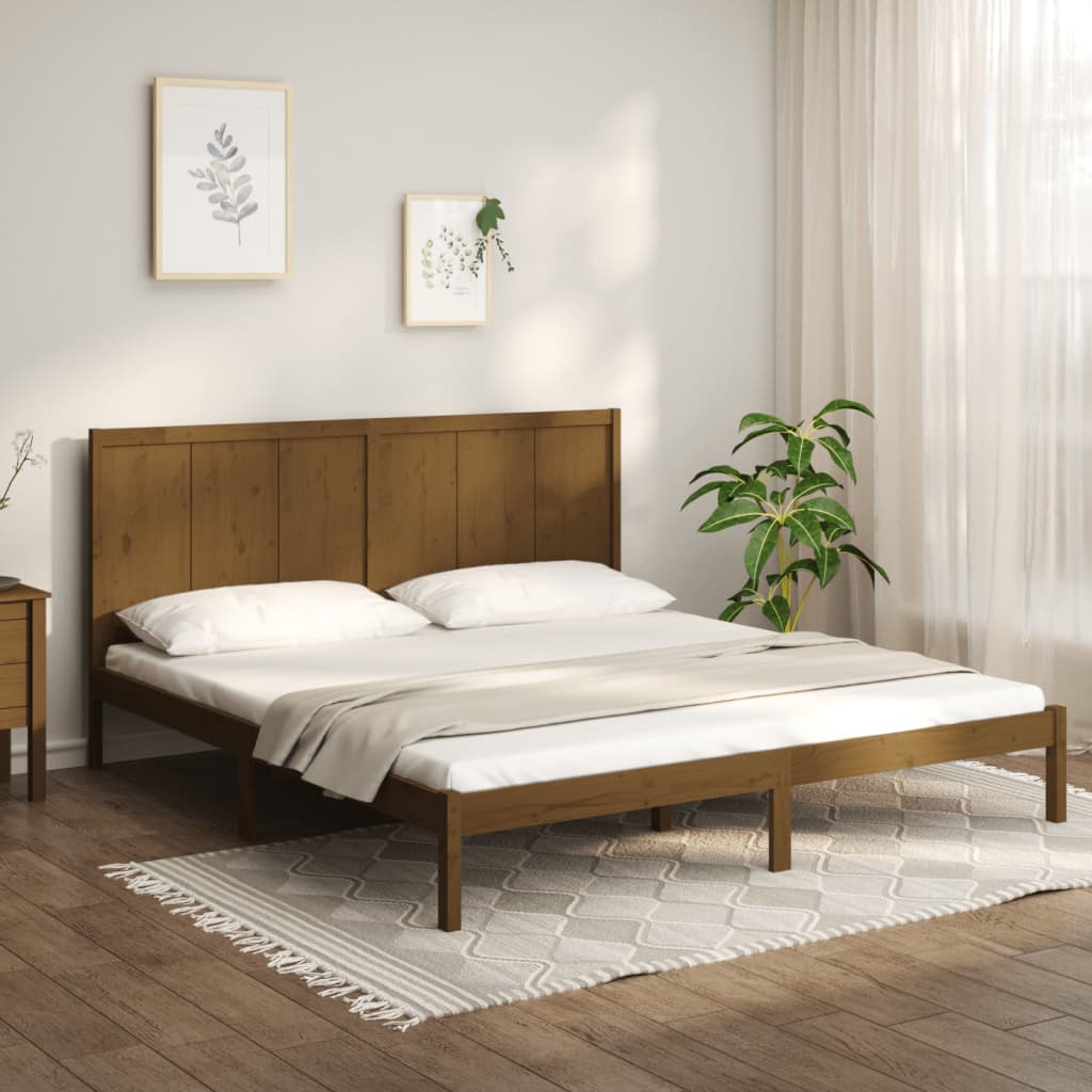 Bedframe massief grenenhout 90x200 cm