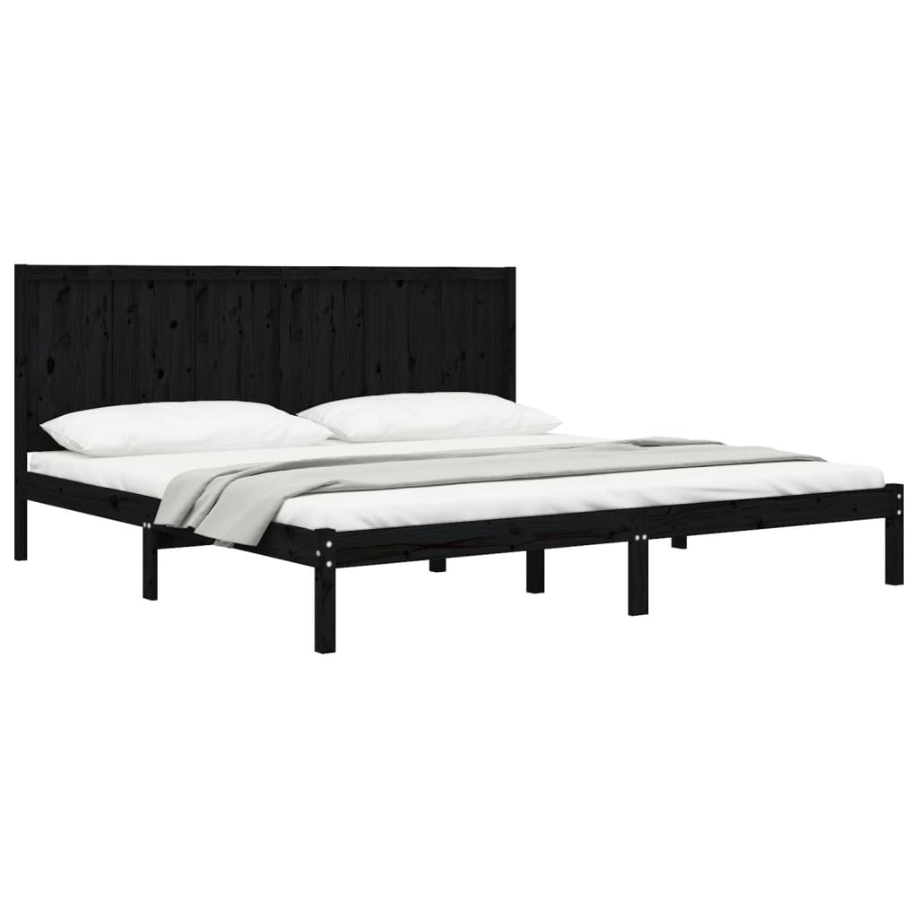 Bedframe massief grenenhout 200x200 cm