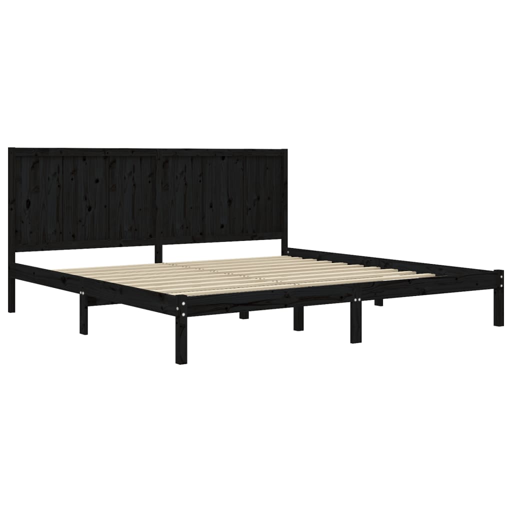 Bedframe massief grenenhout 200x200 cm