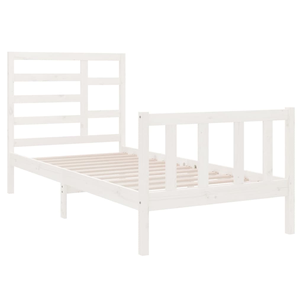 Bedframe massief hout 140x190 cm