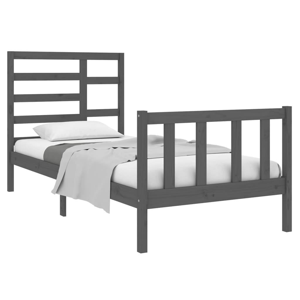 Bedframe massief hout 120x190 cm