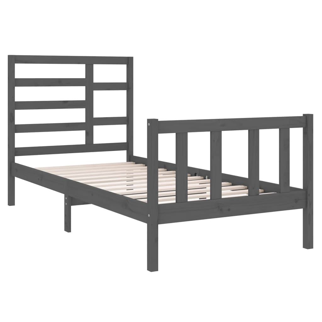 Bedframe massief hout 120x190 cm