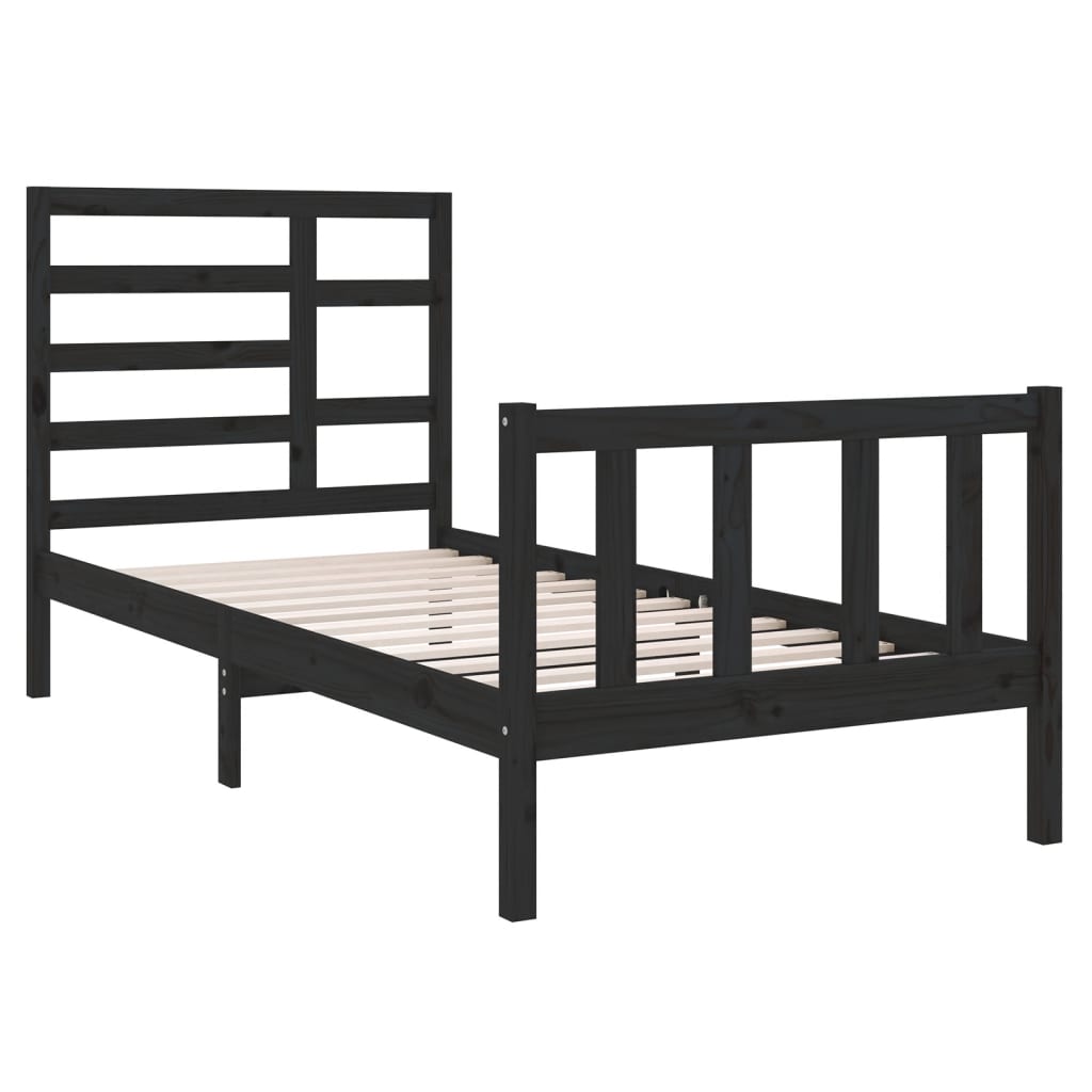 Bedframe massief hout 140x190 cm