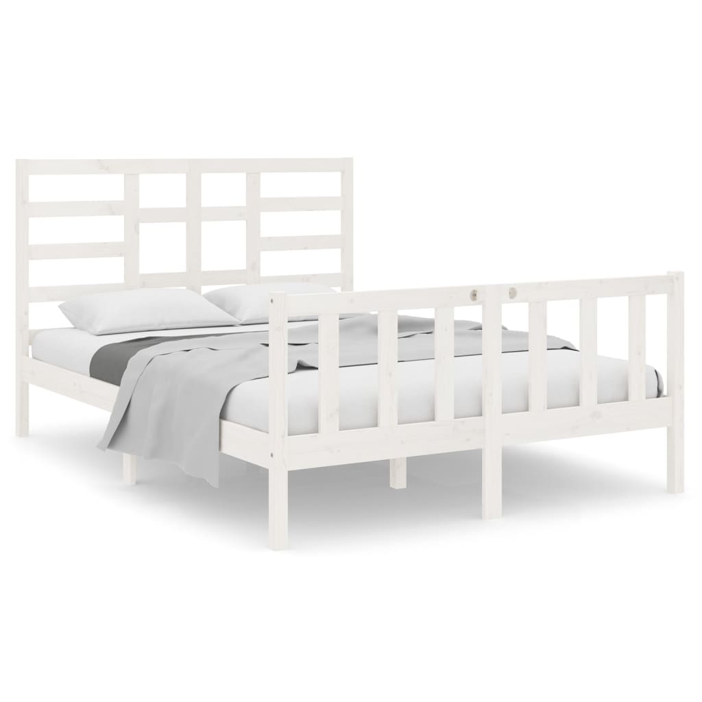 Bedframe massief hout 140x190 cm