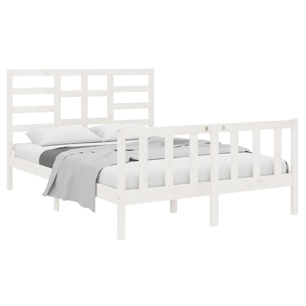 Bedframe massief hout 140x190 cm