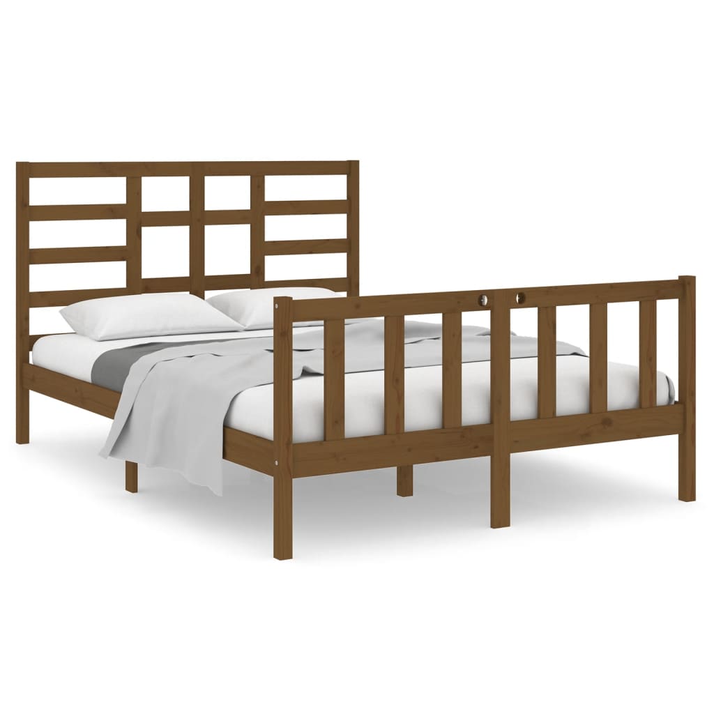 Bedframe massief hout 120x190 cm