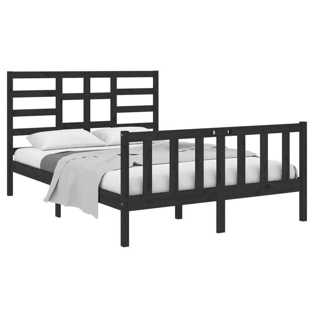 Bedframe massief hout 140x190 cm