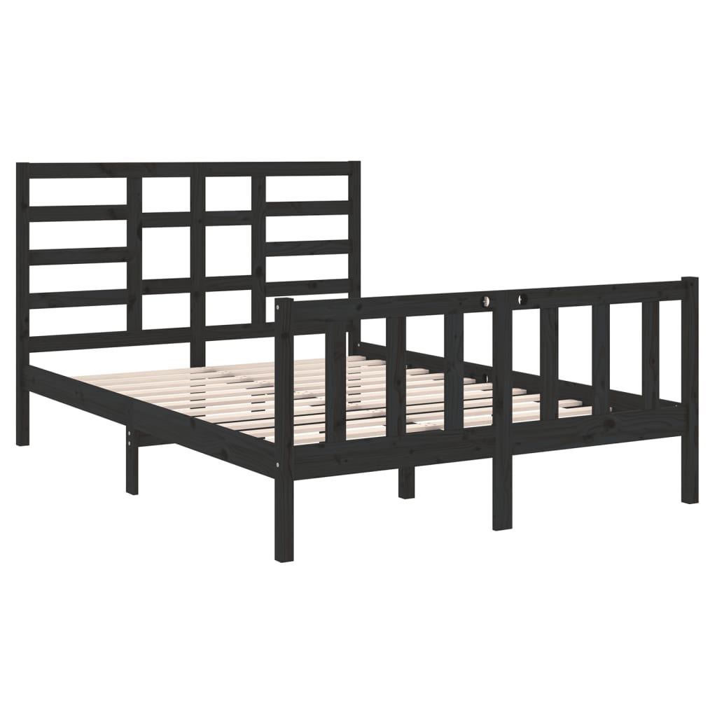 Bedframe massief hout 140x190 cm