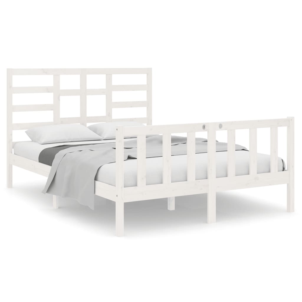 Bedframe massief hout 140x190 cm