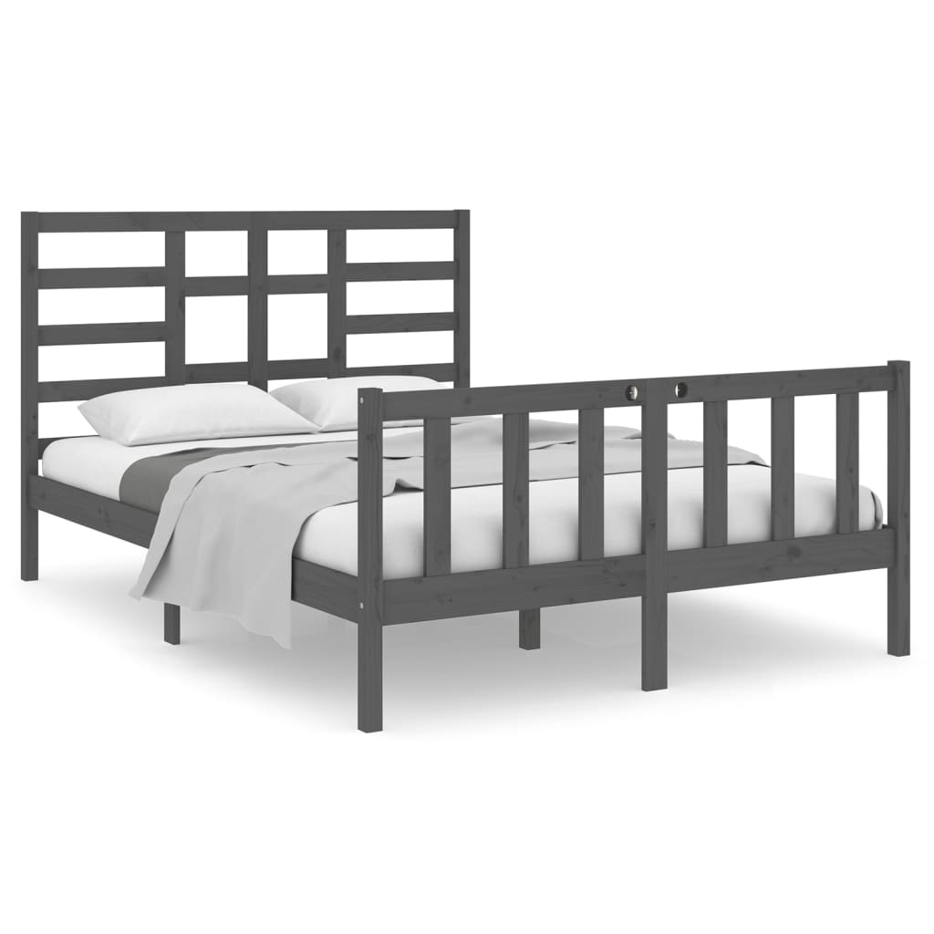 Bedframe massief hout 140x190 cm