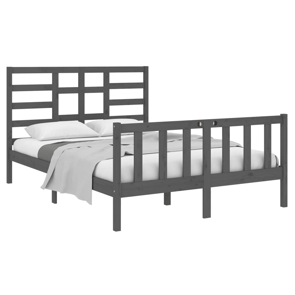 Bedframe massief hout 140x190 cm