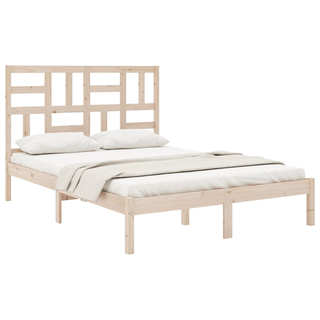 Bedframe massief hout 100x200 cm