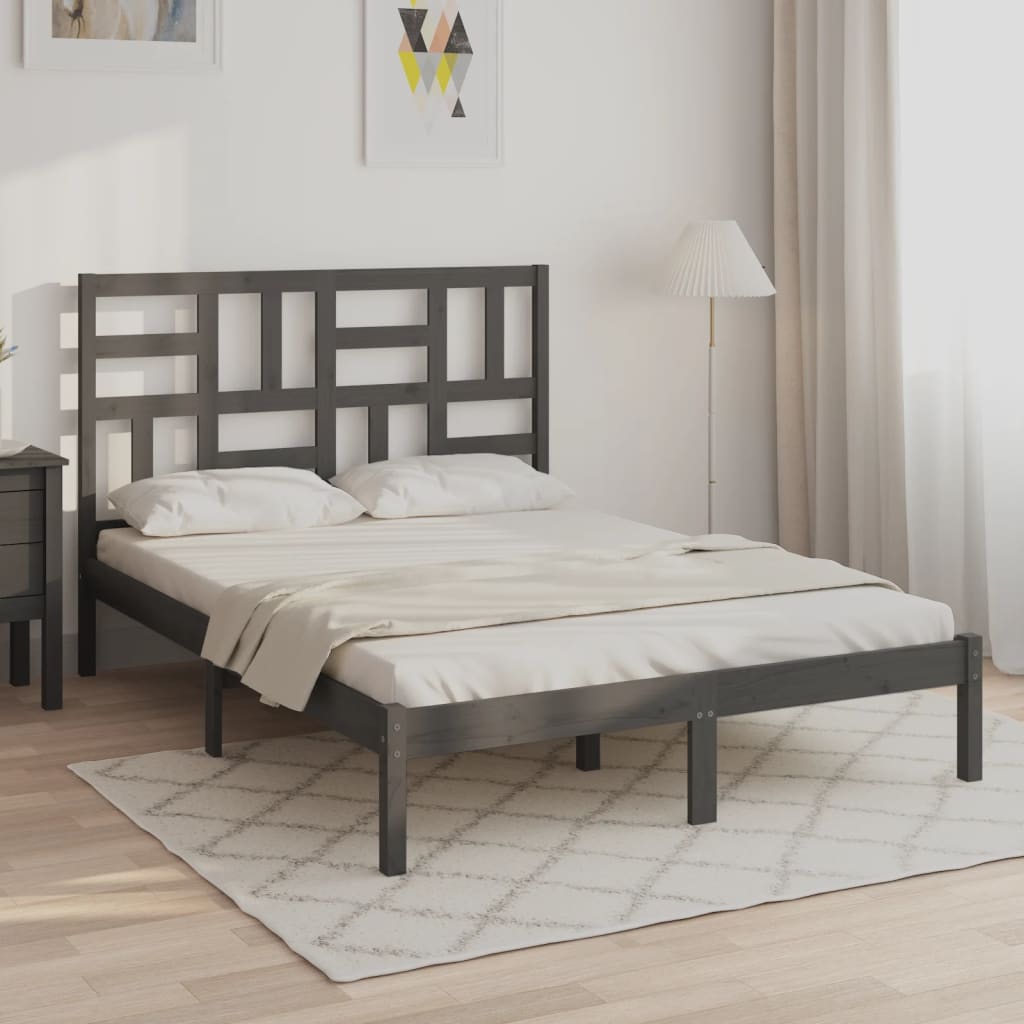 Bedframe massief hout 100x200 cm