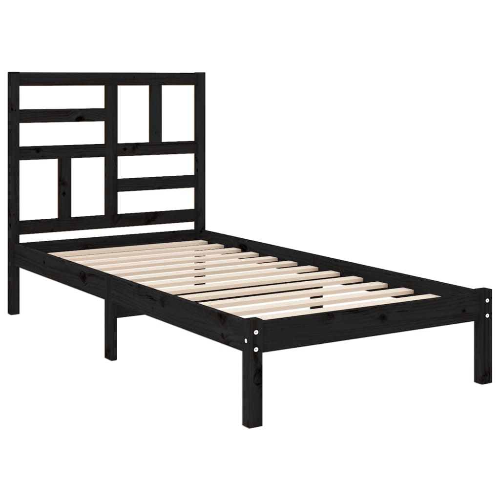 Bedframe massief hout 100x200 cm