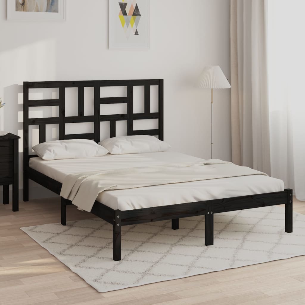 Bedframe massief hout 100x200 cm