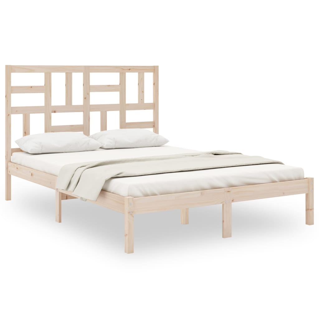 Bedframe massief hout 100x200 cm