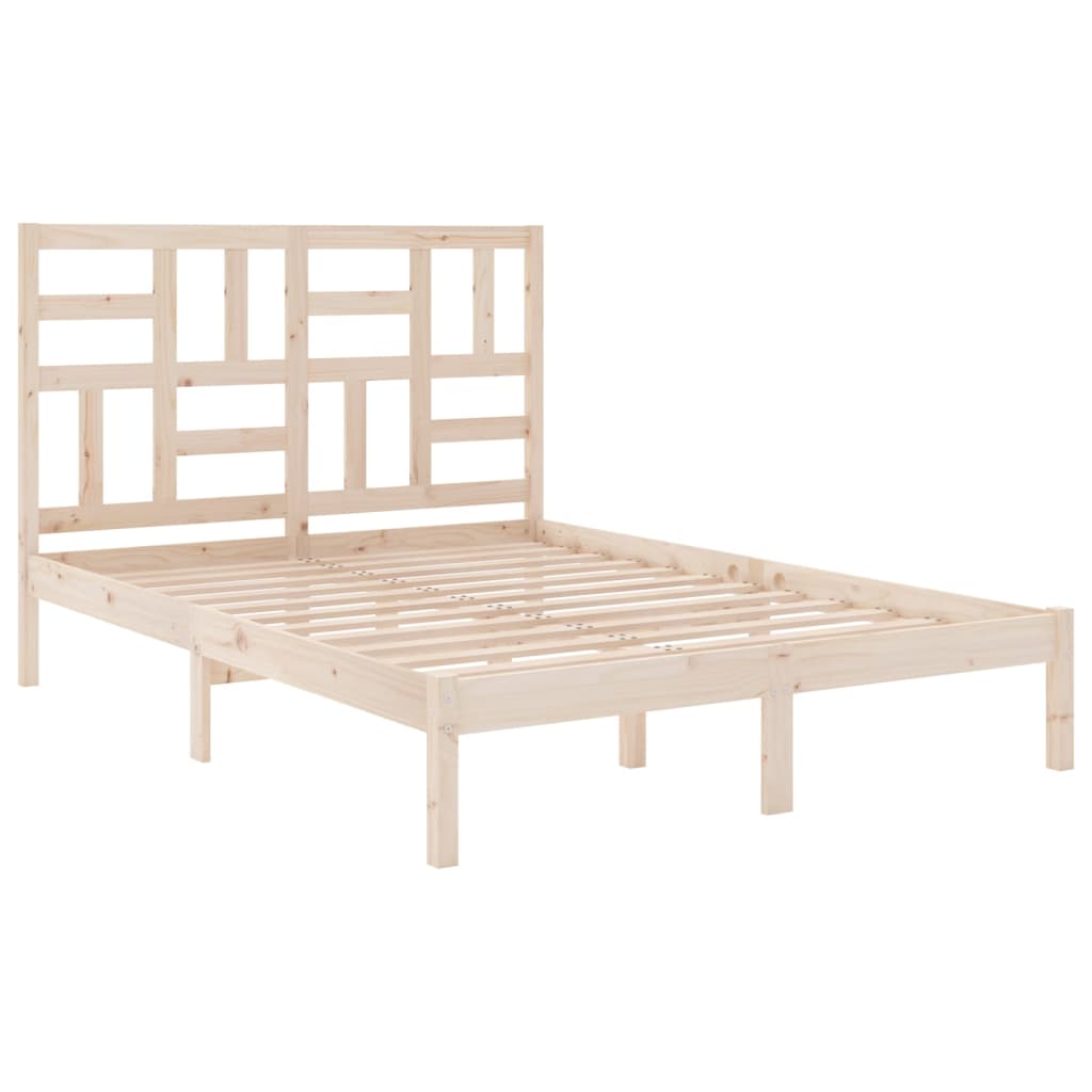 Bedframe massief hout 100x200 cm