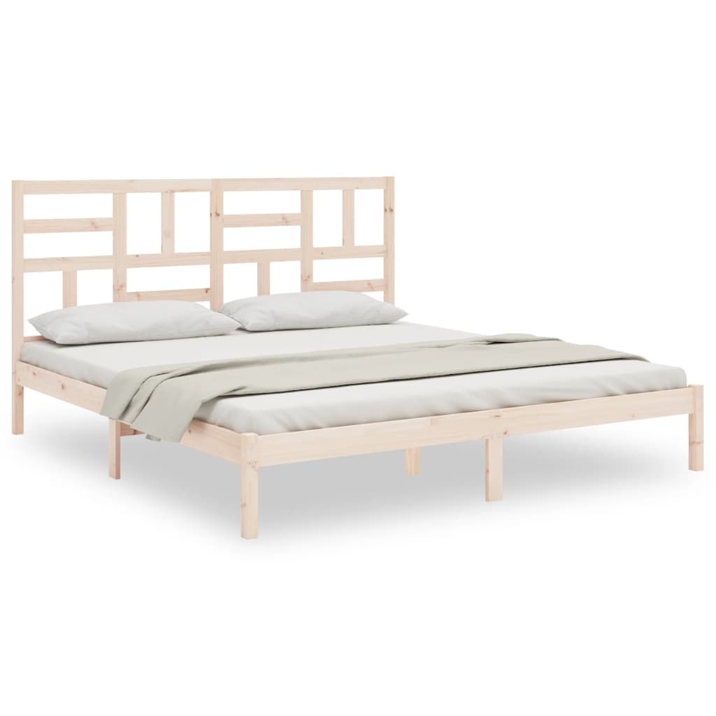 Bedframe massief hout 100x200 cm