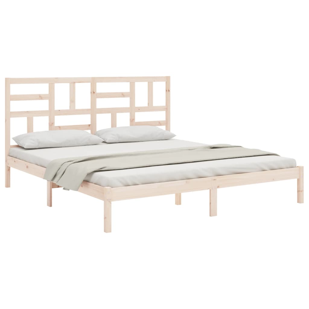 Bedframe massief hout 100x200 cm