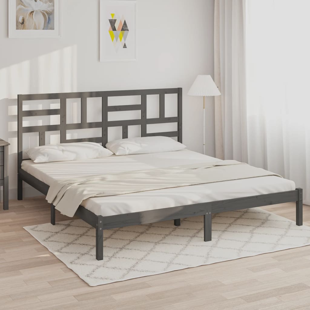 Bedframe massief hout 100x200 cm