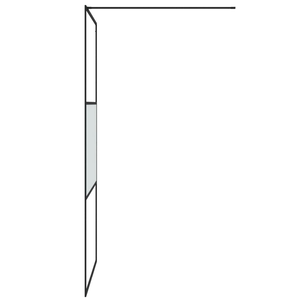 Inloopdouchewand 90x195 cm ESG-glas transparant en