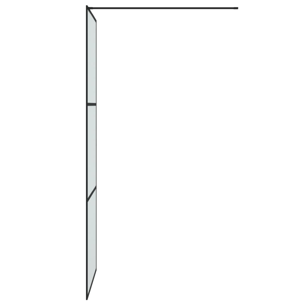 Inloopdouchewand 100x195 cm mat ESG-glas