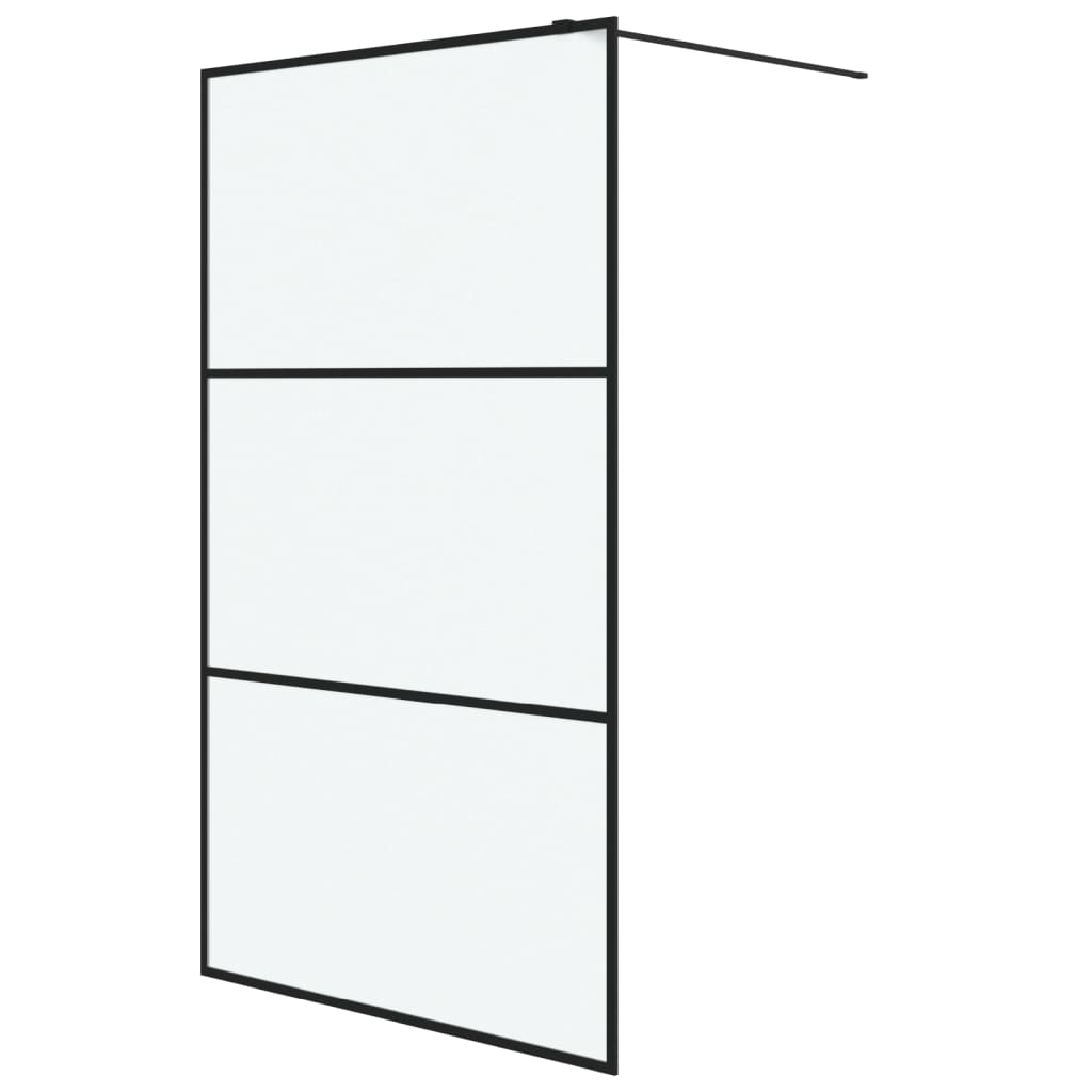 Inloopdouchewand 100x195 cm mat ESG-glas