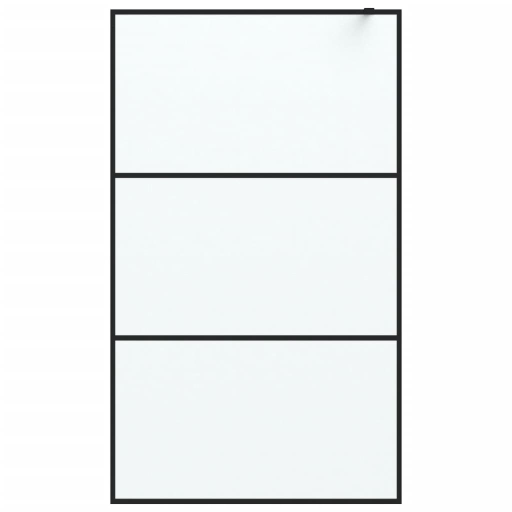 Inloopdouchewand 100x195 cm mat ESG-glas