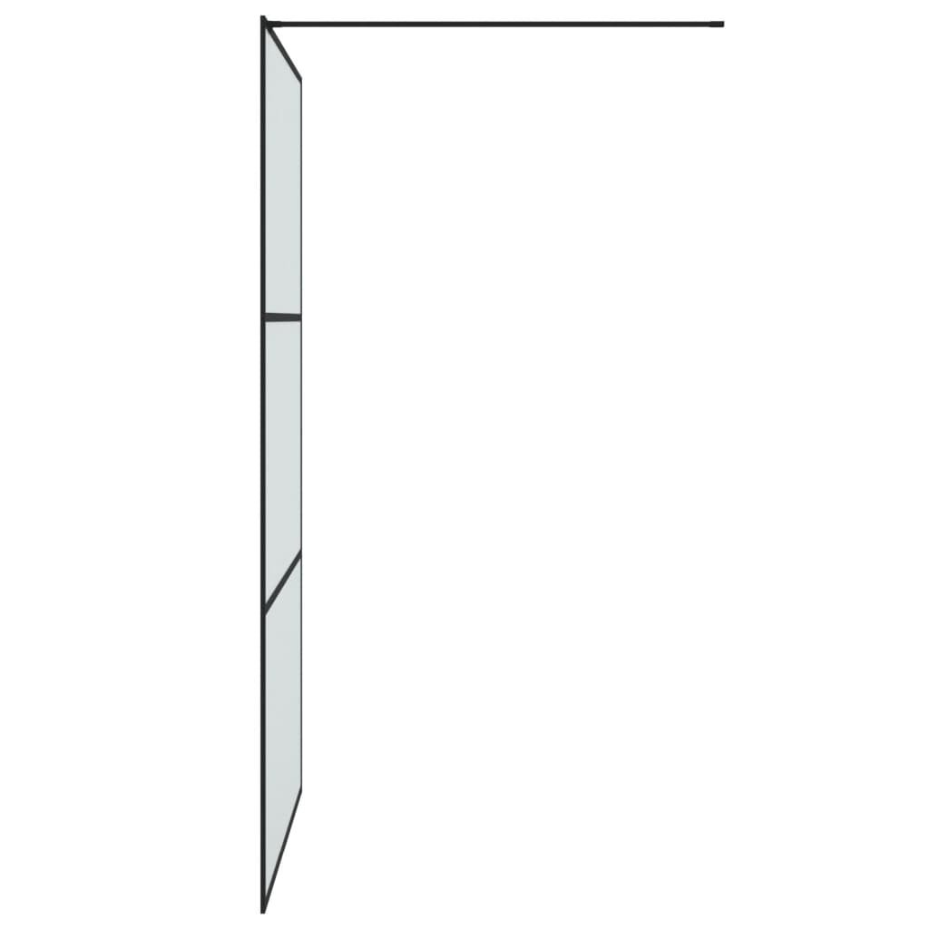 Inloopdouchewand 100x195 cm mat ESG-glas