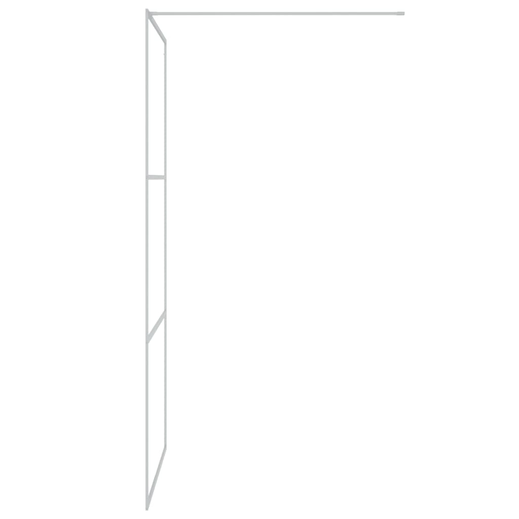 Inloopdouchewand 100x195 cm ESG-glas transparant en