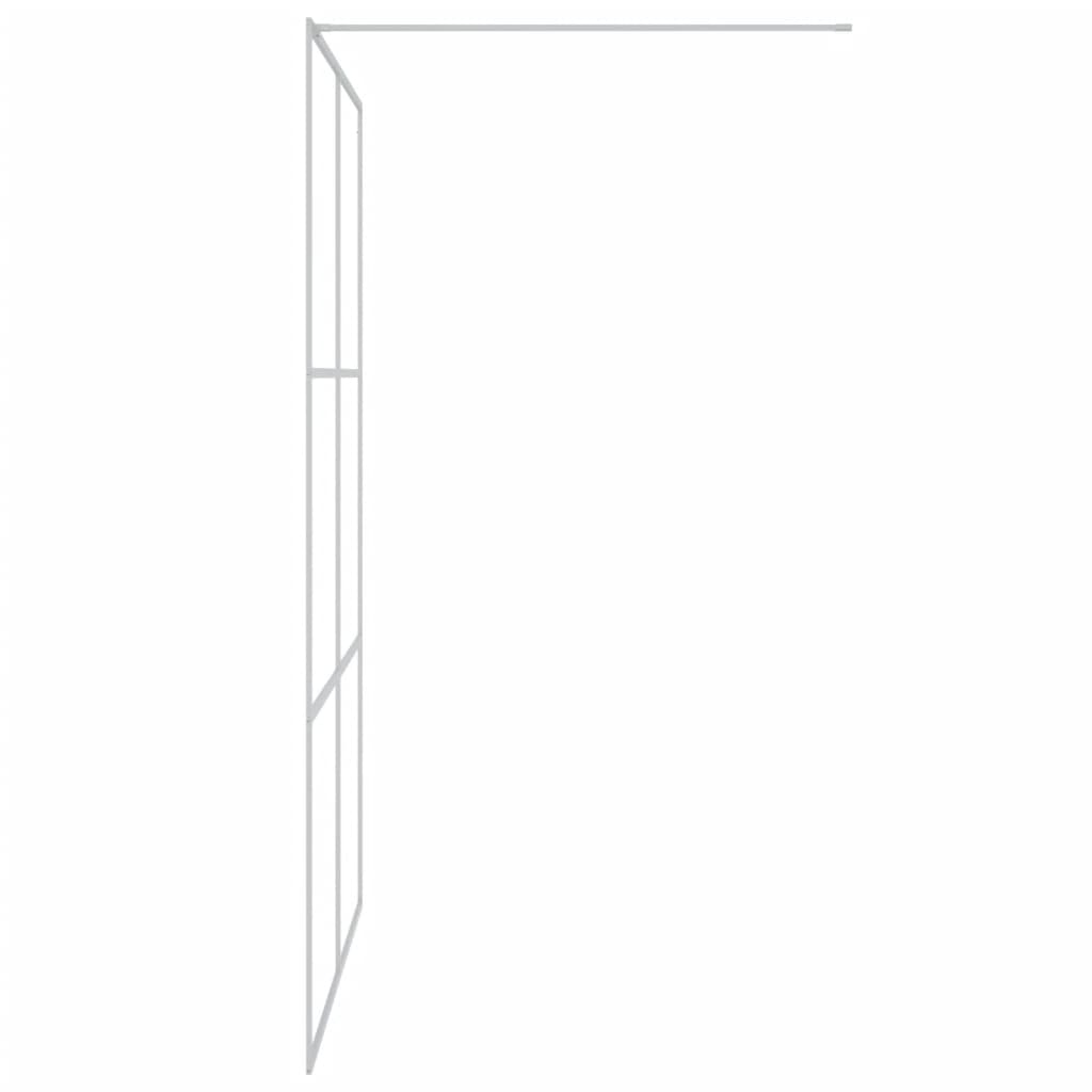 Inloopdouchewand 100x195 cm ESG-glas transparant en