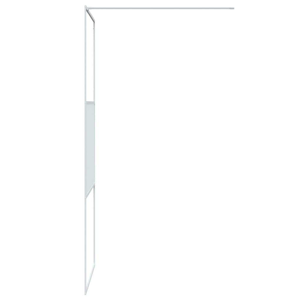 Inloopdouchewand 100x195 cm ESG-glas transparant en