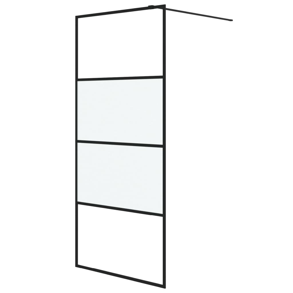 Inloopdouchewand 80x195 cm transparant ESG-glas