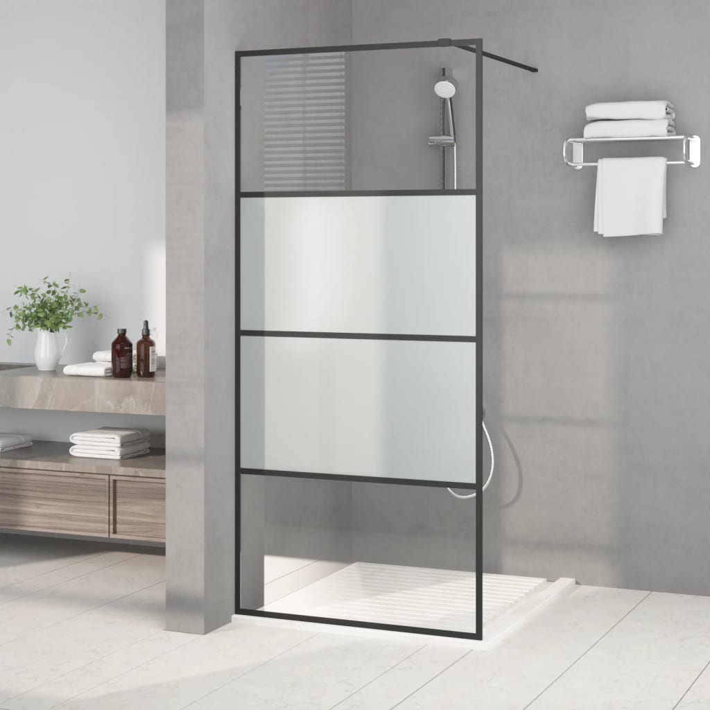 Inloopdouchewand 80x195 cm transparant ESG-glas