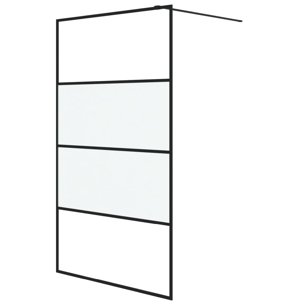 Inloopdouchewand 80x195 cm transparant ESG-glas