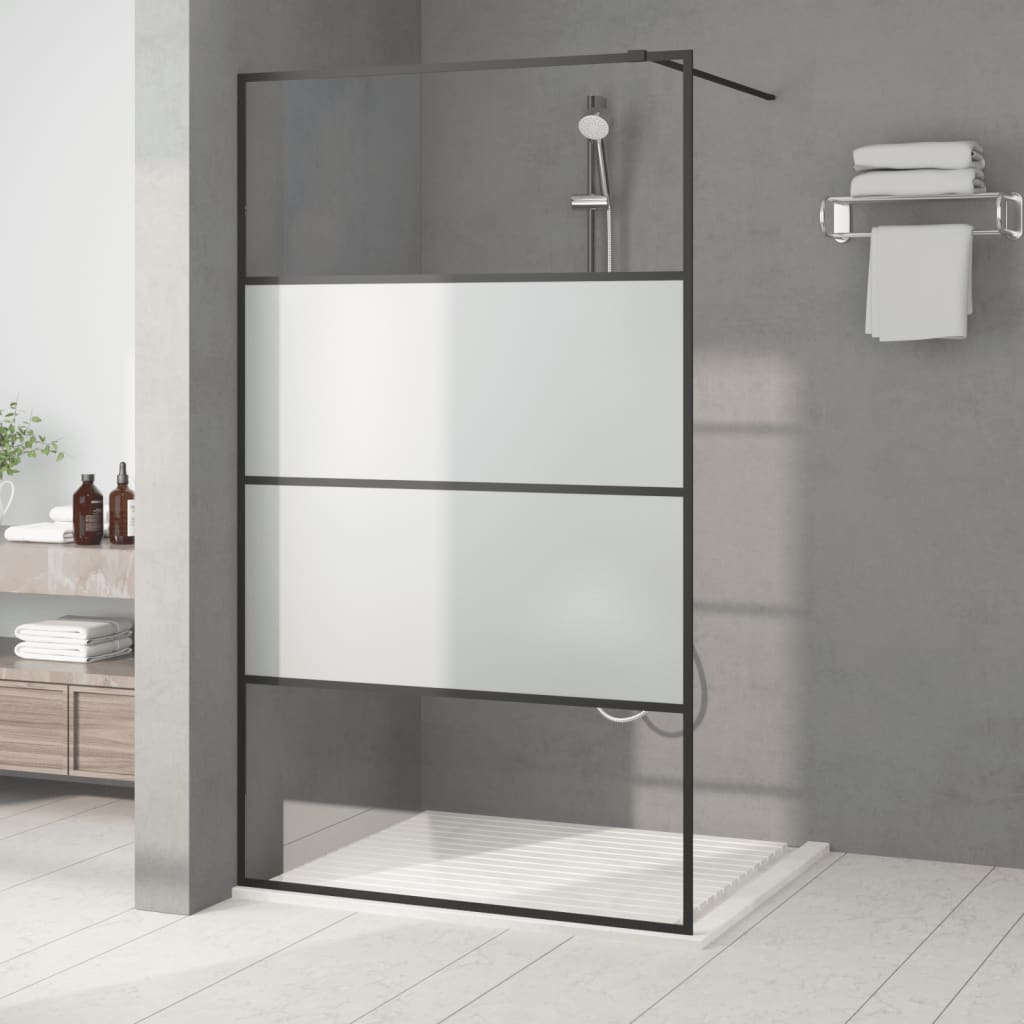 Inloopdouchewand 80x195 cm transparant ESG-glas