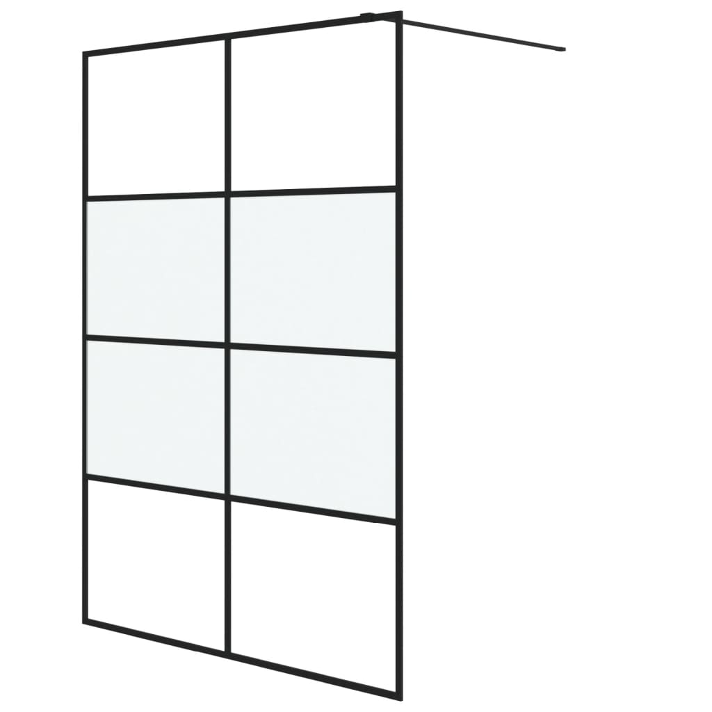 Inloopdouchewand 80x195 cm transparant ESG-glas