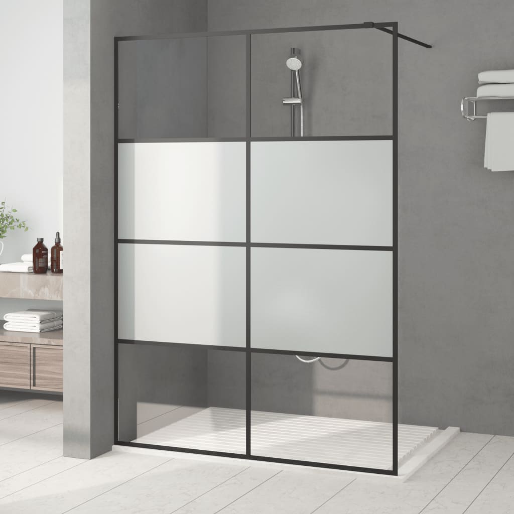 Inloopdouchewand 80x195 cm transparant ESG-glas