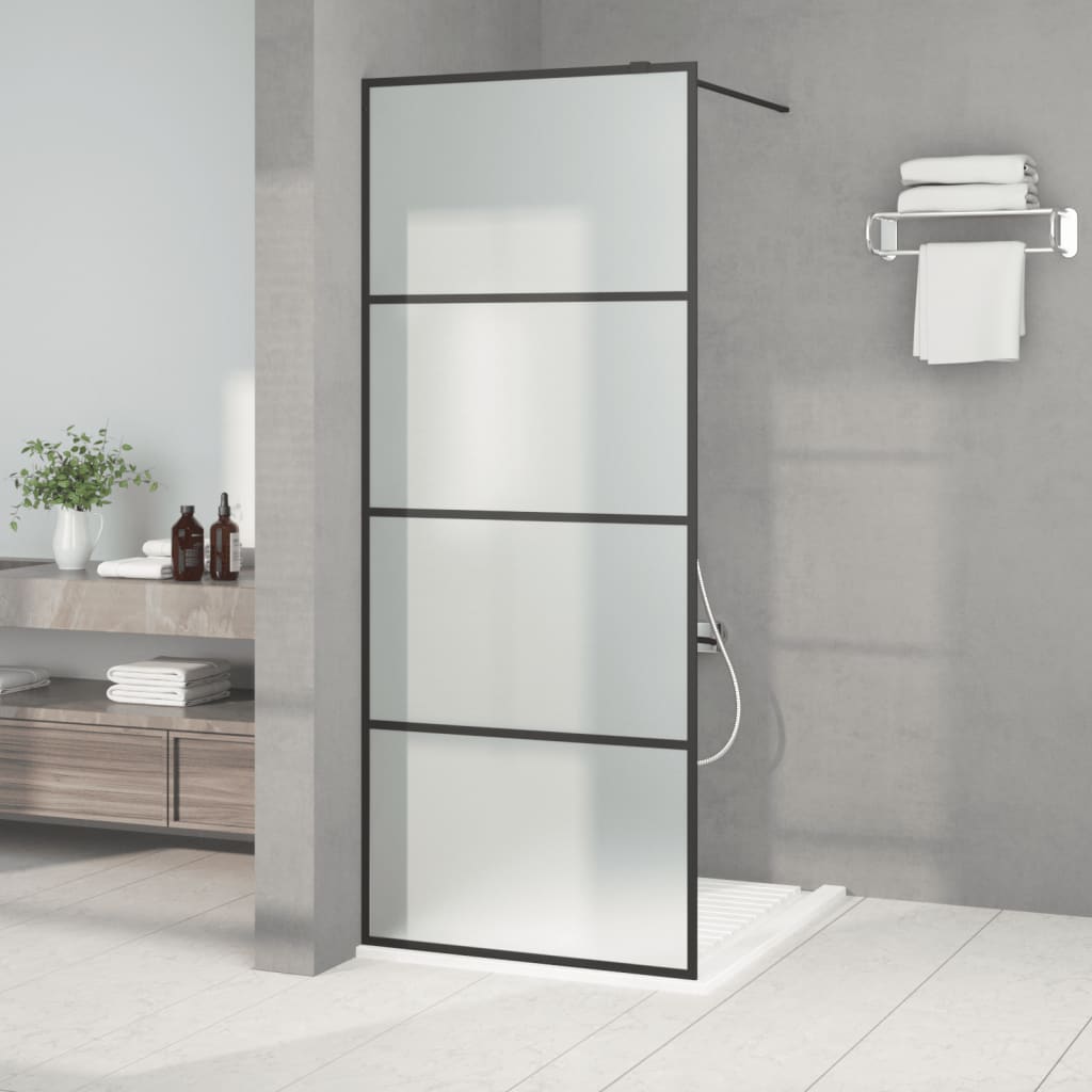 Inloopdouchewand 80x195 cm transparant ESG-glas