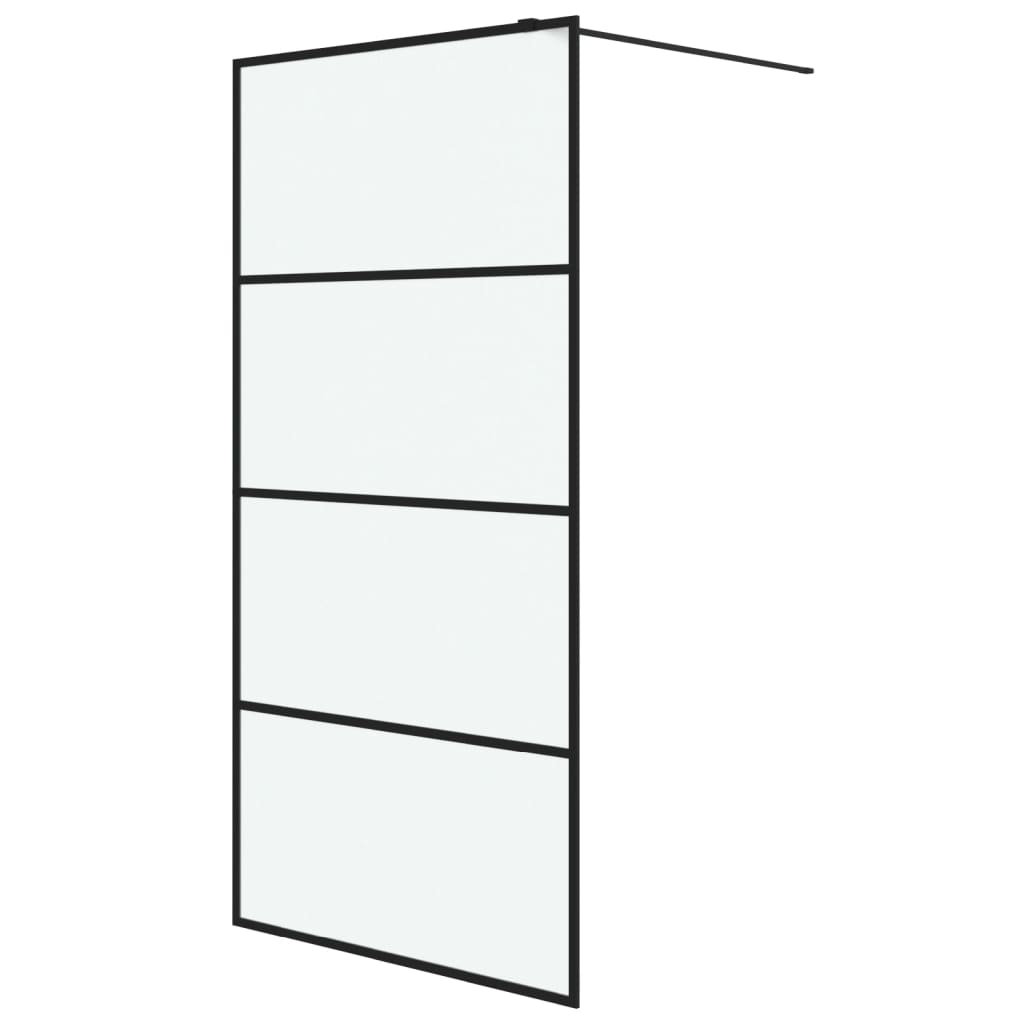 Inloopdouchewand 80x195 cm transparant ESG-glas